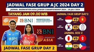 Jadwal Badminton Asia Junior Championship 2024 Hari ini: Indonesia vs Vietnam  | BNI AJC 2024 Day 2