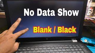 How To Fix Laptop Black/Blank Screen | Windows11,10 Show Black/No Data Screen Problem#Macnitesh#2024