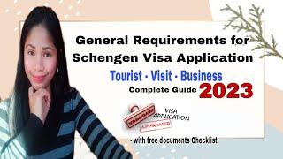 List of Requirements for Schengen Visa Application 2023 - Complete Guide Checklist