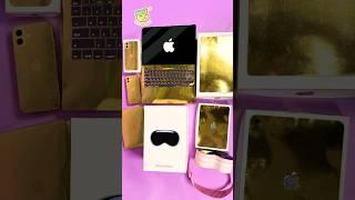 DIY$10,000 golden Apple products & Pink Vision pro Unboxing