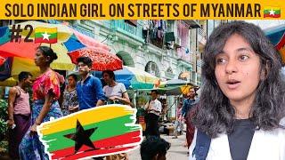 FILMING REAL STREETS OF YANGON AFTER WAR  #burma