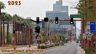 Driving phoenix downtown Arizona 2023