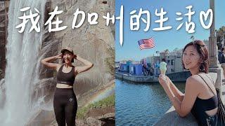 加州週末Vlog 優勝美地國家公園絕美瀑布、海邊衝浪小鎮一日遊！｜林宣 Xuan Lin