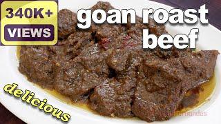 Goan Roast Beef Recipe | Authentic Goan Beef Roast Recipe | Goan Recipes by Fatima