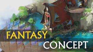 Concepting Environment - Step by step