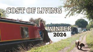 Costs of living on a NARROWBOAT: Winter 2024