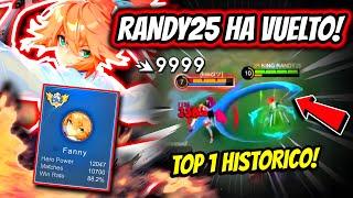 THE BEST FANNY OF ALL TIME IS BACK! RANDY25 GAMING IS BACK! | MLBB