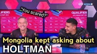 Mongolian Reporter is scared AF of Holtmann and the Philippine Azkals??