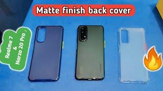 Realme 7 and Realme Narzo 20 Pro Matte Finish Back Cover