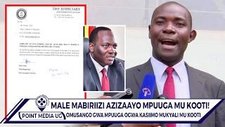 BREAKING!! MPUUGA KAWEDDEMU. MALE MABIRIIZI OMUSANGO GWA KASIIMO YAGUZAAYO MU ANTI CORRUPTION COURT