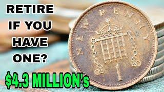 DO NOT SELL TOP 6 UK ONE NEW PENNY,20 PENCE,5 PENCE COINS IN HISTORY -COINS WORTH MONEY!