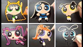 Making New Jeans Powerpuff Girls Pancake art challenge: Haerin, Hanni, Hyein, Danielle, Minji...