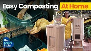 Terrabite Home Composter for no smell, no bugs, easy composting | Daily Dump | The Better India