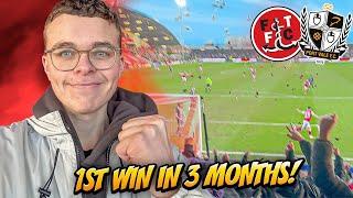 FIRST WIN IN 3 MONTHS! | Fleetwood Town vs Port Vale VLOG!