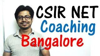 CSIR NET coaching in Bangalore