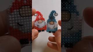 Новогодний брелок | Вышивка крестиком на пластиковой канве #вышивка #новыйгод #diy