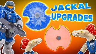 TIRED OF TEENY JACKAL SHIELDS?? Mega Construx Halo Jackal Shield Upgrades