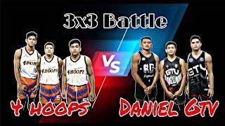 3x3 Battle / 4 Hoops VS @DanielGTV / Episode 5 / Bakbakan ! 60k Pot Money