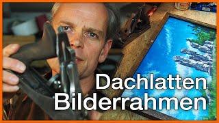 Bilderrahmen selber machen aus Recycle-Holz - DIY Holzwerken Tutorial