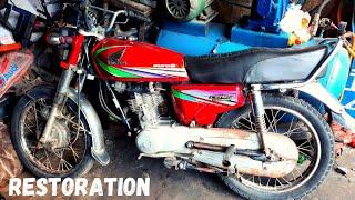 Honda CG 125 Full Restoration | MotorCycle Restoration