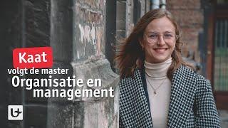 Kaat volgt de master Organisatie en management aan UAntwerpen