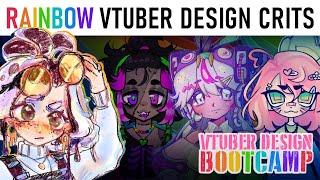  Critiquing your RAINBOW  Vtuber Designs 