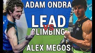 Adam Ondra vs Alex Megos | Lead Climbing Technique Comparison | Hachioji 2019 | Chamonix 2019