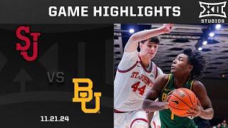 #22 St. Johns vs. #13 Baylor Game Highlights | 2024-25 Big 12 Men's Basketball