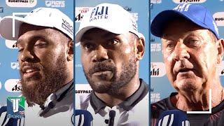 Tevita Ikanivere, Elia Canakaivata, and Mick Byrne REACT to Fiji DEFEATING the USA