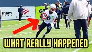 Javon Baker CRUSHING Drills At New England Patriots Rookie Camp - NASTY Route Runner