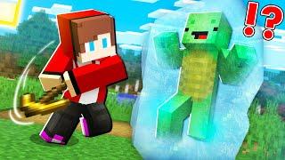 How JJ Save FROZEN Mikey in ICE ? Extreme survival ! - Minecraft (Maizen)