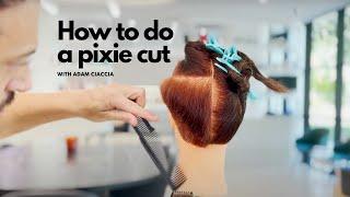 How to do a Pixie Cut by Adam Ciaccia - Episode #127 Hairtube