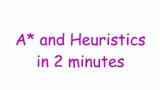 A* (A Star) Search and Heuristics Intuition in 2 minutes