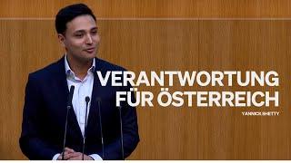 "Verantwortung für Österreich" |  Yannick Shetty