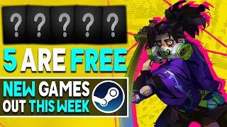 5 NEW FREE STEAM GAMES - HUGE NEW STEAM GAME RELEASES THIS WEEK!