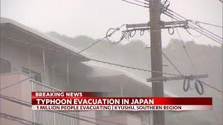 Over 1 million evacuated in Japan ahead of Typhoon Shanshan