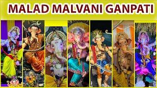 MALAD MALVANI GANPATI DARSHAN  2024 || MUMBAI GANPATI DARSHAN 2024 || MUMBAI CHA MAHAGANPATI