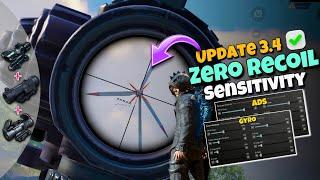 Update 3.4 Best Sensitivity And Settings  For All Devices | PUBG / BGMI | GB ALPHA