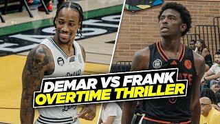 Frank Nitty vs DeMar DeRozan CRAZY BATTLE at The Drew League! INTENSE PLAYOFF OT THRILLER!