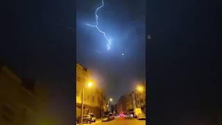 أمطار الخير في شهر يونيو سبحان الله مدينة أكادير