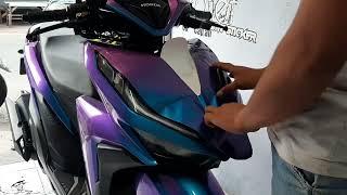 PASANG STIKER HONDA VARIO | BUNGLON | CHAMELEON | SHIFT EFFECT