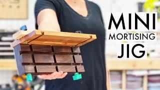 Mini Mortising Jig for LOOSE TENON Joinery! No Domino required! You can even use your trim router!