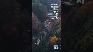 대한민국 사찰이라는게 믿기지 않는 곳! 단양의 가을 명소라고도 소개되는 아름다운 여행지. #단양여행 #단양가볼만한곳 #구인사 #구인사단풍 #단양구인사 #사찰여행 #여행