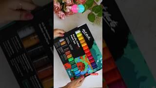 UNBOXING & SWATCHES of Mont Marte acrylic colour #diy #diywithkanchan #colour