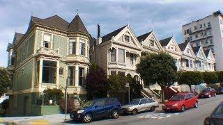 Alamo Square with the Painted Ladies, San Francisco California