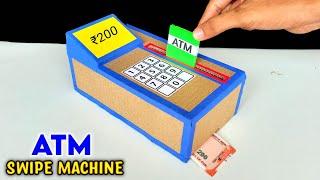 Cardboard ATM swipe machine , how to make a simple atm machine