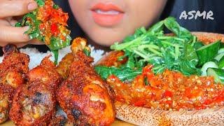 ASMR AYAM REMPAH SAMBAL GORENG BAWANG ||MUKBANG INDONESIA #ASMR #asmrsounds #asmrvideo