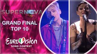 Supernova 2022 Top 10 Grand Final | Eurovision 2022 Latvia 