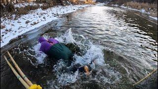 얼음장 같이 차가운 -15도 강원도 계곡에 이걸 잡으러 왔습니다! 이렇게 까지 해야해??