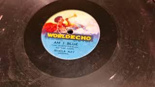 Am I Blue ~ Sheila Kay / Elsie Carlisle ~ A1012 World Echo 78rpm ~ 1929 Rare Cardboard & Laminate